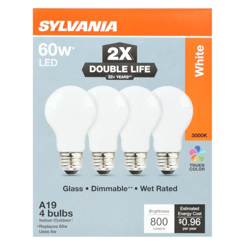 Sylvania Double Life LED Light Bulb (4 Count)