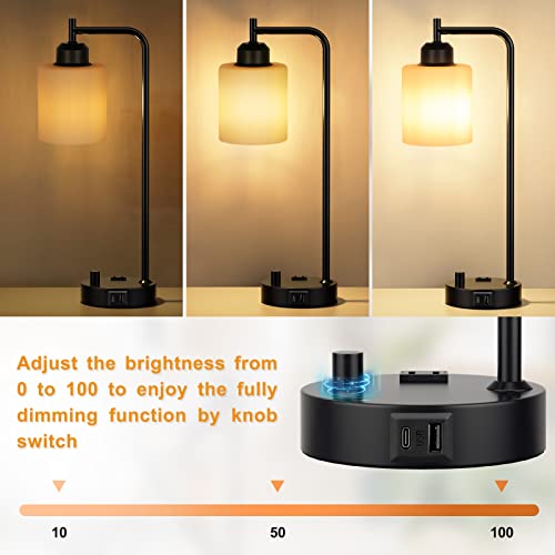 Industrial Bedroom Table Lamps for Bedside