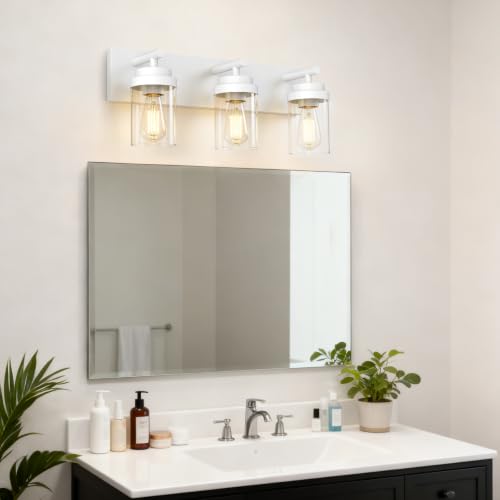 Bathroom Light Fixture White