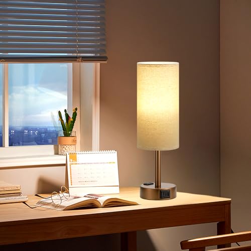 Brown Bedside Lamp for Bedroom
