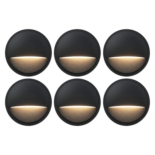 6 Pack Outdoor Low Voltage LED Deck Post Lights (6 Count)