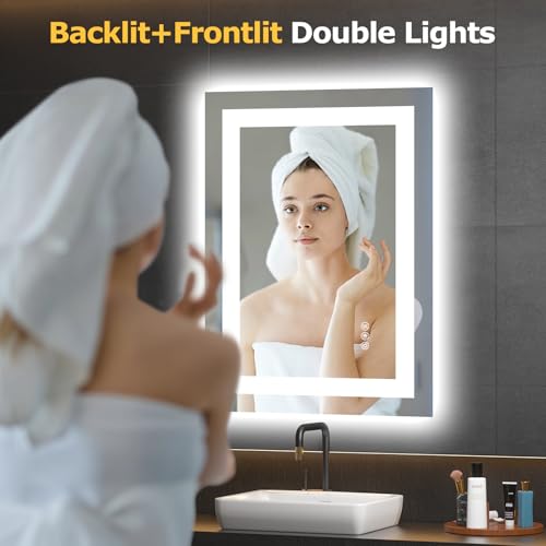 20"X28" LED Bathroom Mirror with Lights