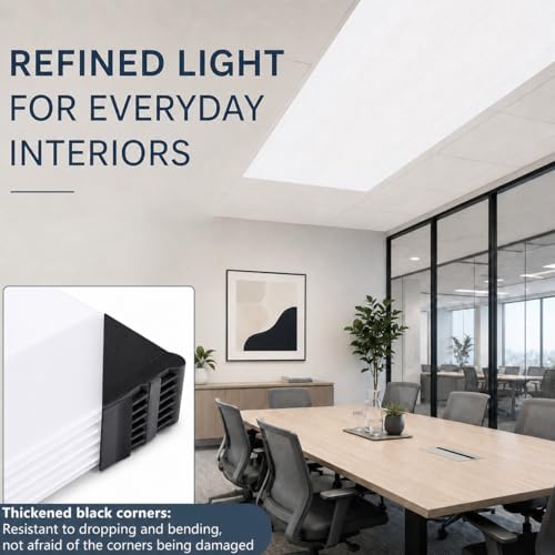 4 Pack Polycarbonate Fluorescent Light Covers (4 Pcs)