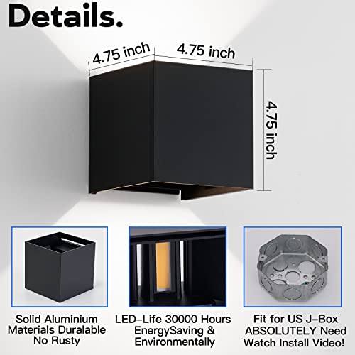 20W LED Waterproof Outdoor Wall Light