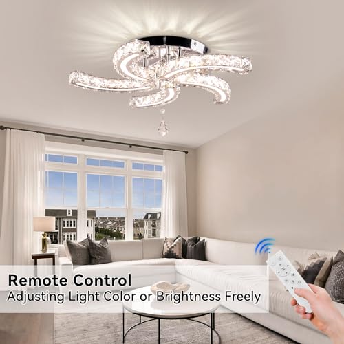 19.7" Crystal Ceiling Light