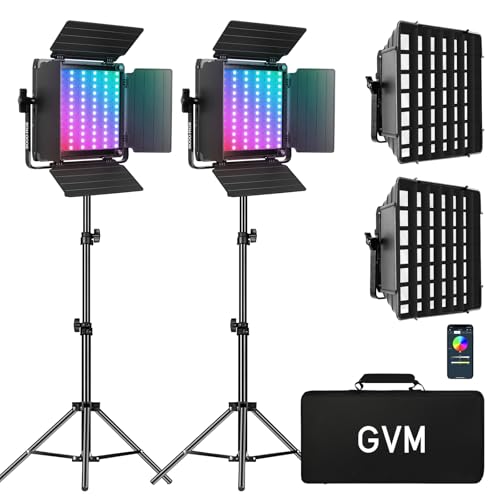GVM 800D RGB LED Light Panel (2 Count)