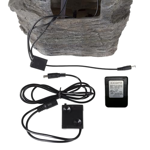Tabletop Cascading Rock Waterfall Fountain with Lights
