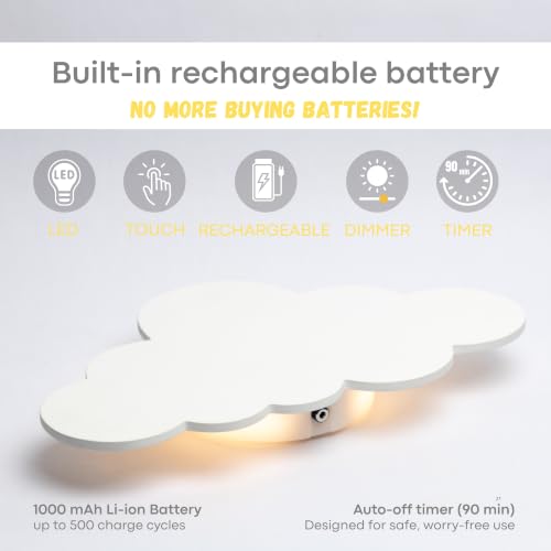 Cloud Night Light for Nursery Decor