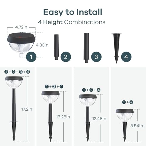 Solar Pathway Lights 8 Pack (8 Count)