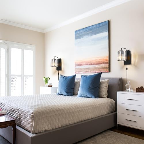 Plug in Crystal Wall Sconces