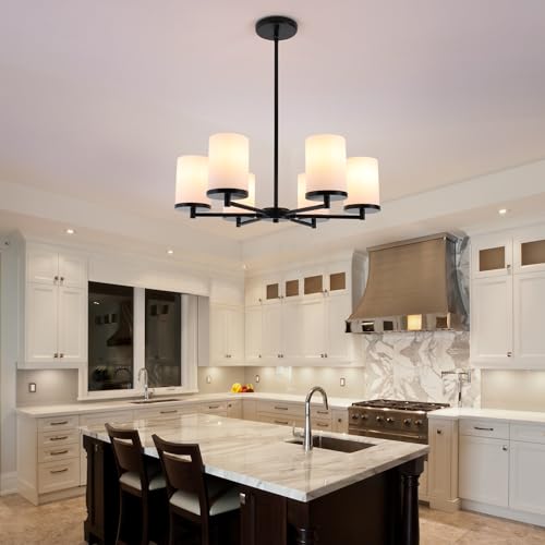Black Chandelier (Black / 6-Light)