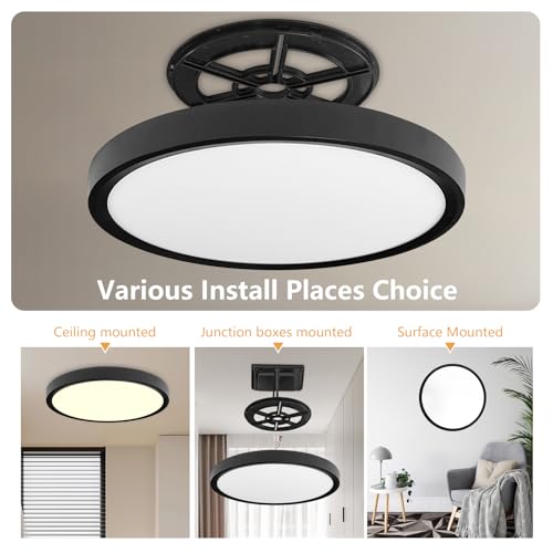 4PK 15.8 Inch Led Ceiling Light Flush Mount (4 Count)