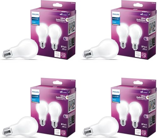 100W A19 4 Pack Ultra Definition Daylight (4 Count)