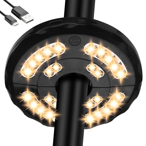 Dual Power Patio Umbrella Light