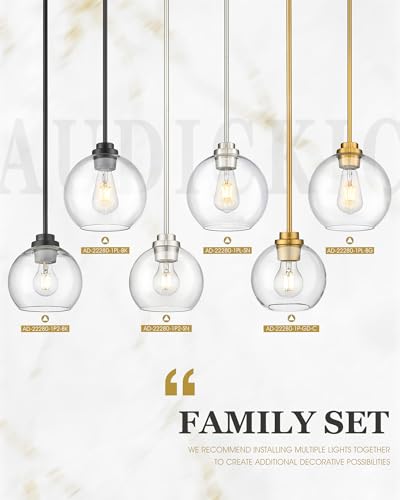2 Pack Pendant Lights Kitchen Island (2 Count)