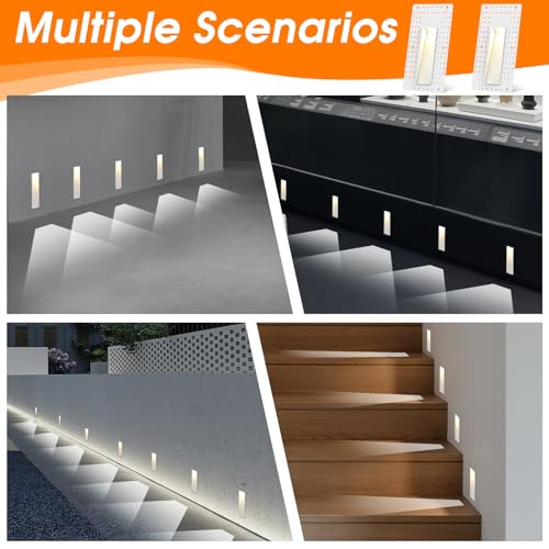 3W 3000K Recessed Step Light