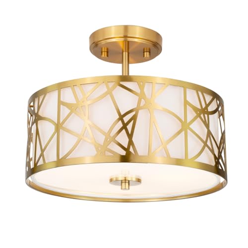 3 Light Semi Flush Mount Ceiling Light