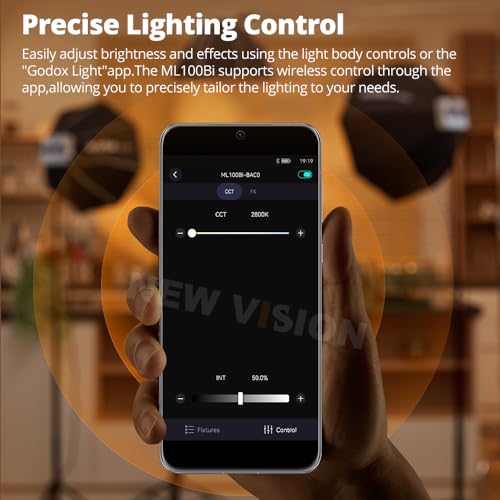 ML100Bi 120W Godox LED Video Light Kit with 60cm Softbox
