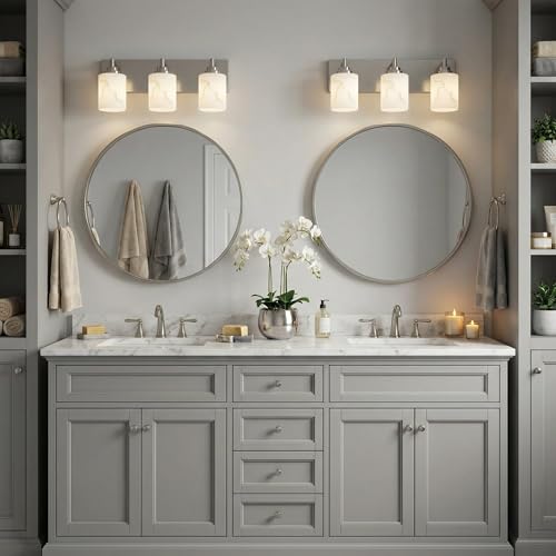 3 Light Bathroom Light Fixture
