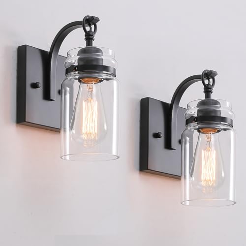 Black Wall Sconces Set of Two (2 Count)