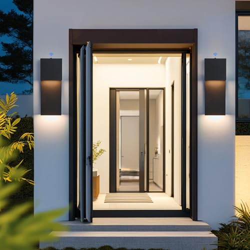 Dusk to Dawn Outdoor Wall Lights 2 Packs (2 Count)