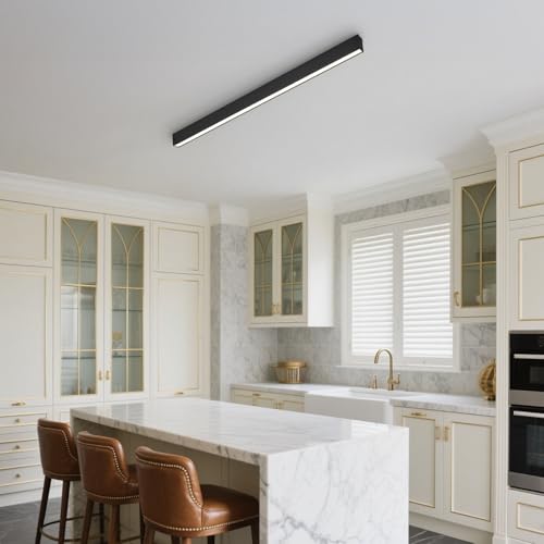 Black ceiling light LED