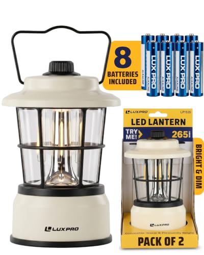 Retro Outdoor Lantern (2 Count)