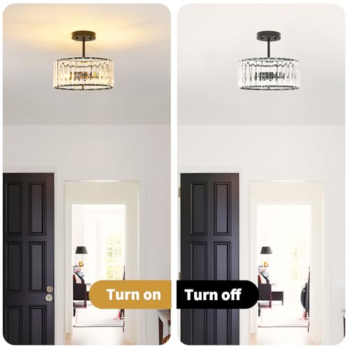 Modern Crystal Ceiling Light