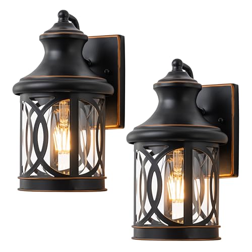 2 Pack Outdoor Wall Lights (2 Count)