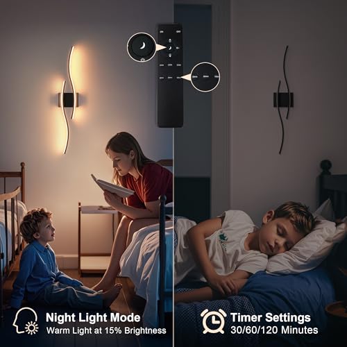 Wireless Wall Sconces Set of 2 (2 Count)