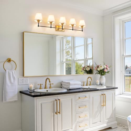 Black Gold Bathroom Vanity Light (Black Gold / 5 LIGHT)