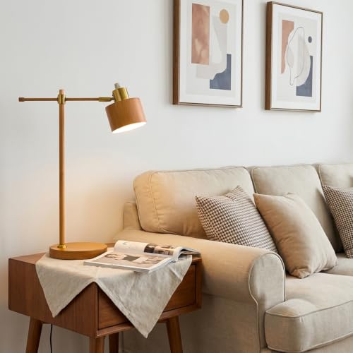 22.2" Mid Century Desk Lamp
