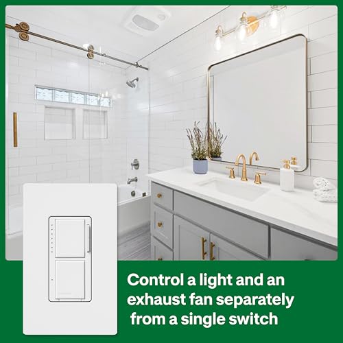 Maestro LED+ Dual Dimmer and Switch