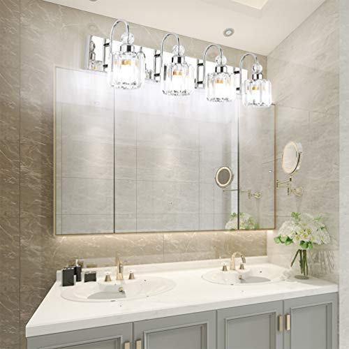Modern LED Crystal Bathroom Vanity Lights 4
