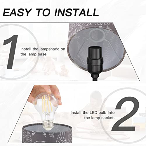 Bedside Table Lamp with 2 USB Ports