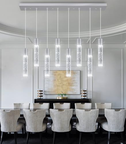 Modern Crystal Chandeliers LED Flush Mount Ceiling Chandeliers for Living Room High Ceiling Entrance Foyer Lobby Bedroom Gold