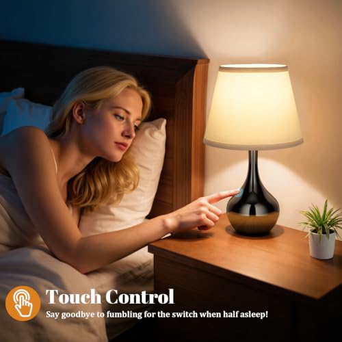 16.1" Touch Table Lamp for Nightstand