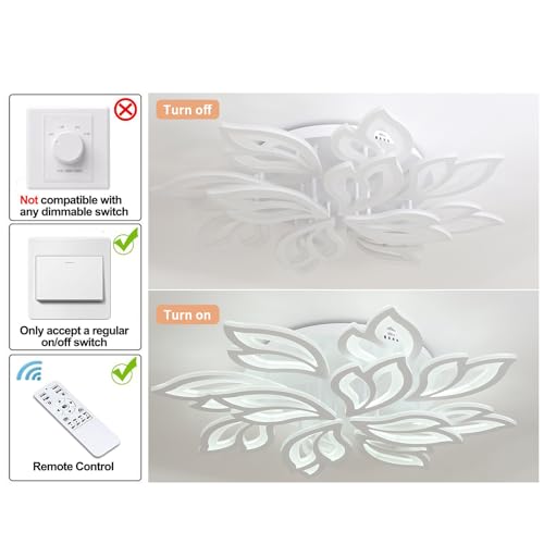32" LED Flush Mount Ceiling Light