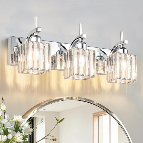 Chrome Vanity Light (Chrome / 3-Light)