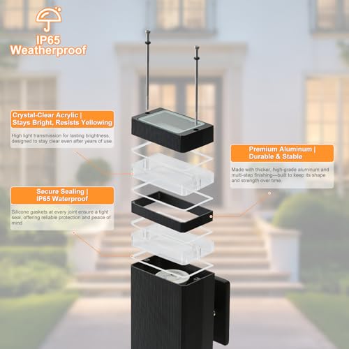 Dusk to Dawn Outdoor Lighting (2 Count)