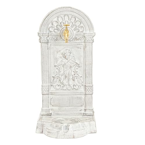 Freestanding Cast Iron Outdoor Water Column with Faucet