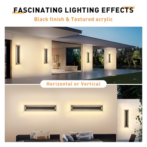 23.6 in Porch Lights Outdoor Sconce Light Exterior Lighting Fixture