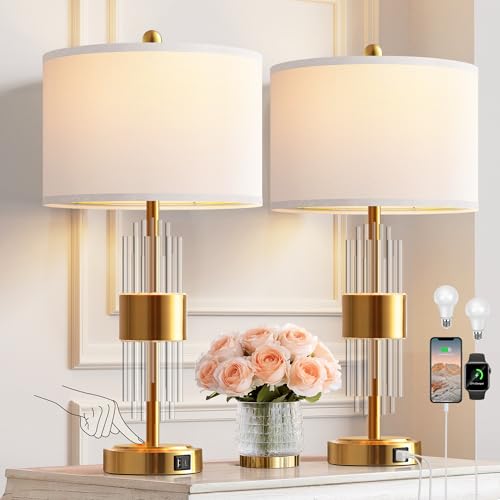 Gold Table Lamp Set of 2 (2 Count)