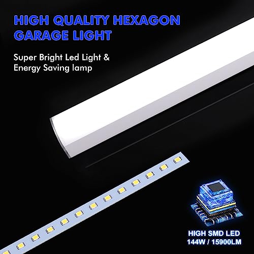 LED Hexagon Garage Lights
