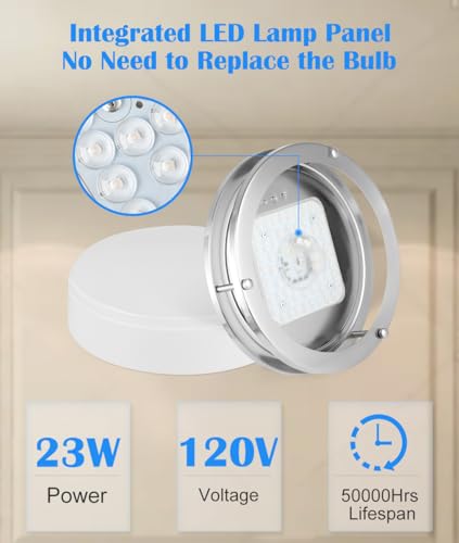 Brushed Nickel Ceiling Light