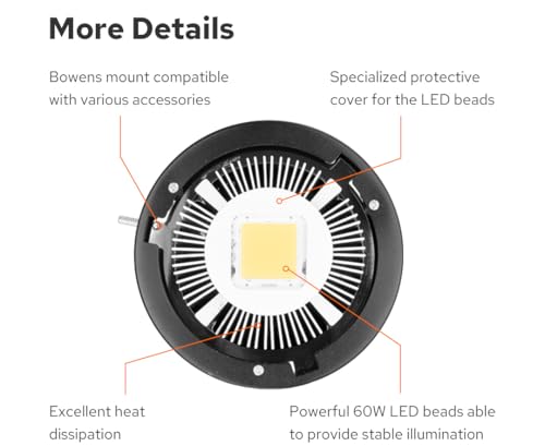2Pack SL60W Studio LED Video Light Kit for Photography (2 Count)