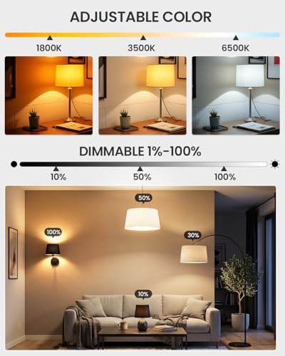 E26 LED Light Bulbs with Remote Control