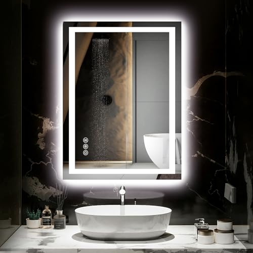 24"X32" LED Bathroom Mirror with Lights