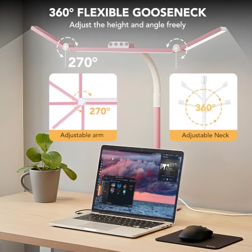 LED Desk Lamp for Home Office with Base