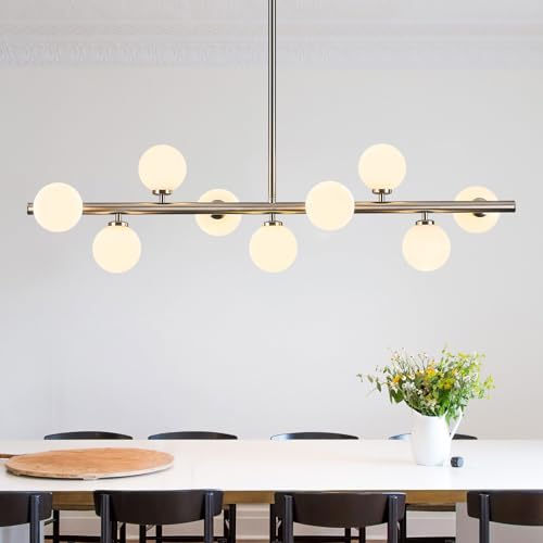 Mid Century Modern Globe Sputnik Chandelier